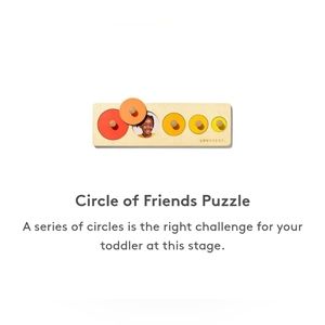 LOVEVERY Montessori 'circle of friends' puzzle